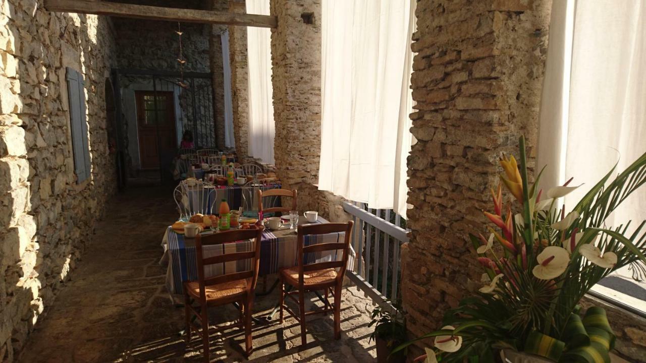 Bed and Breakfast Les Jardins Du Mas Evesque Rousson  Экстерьер фото